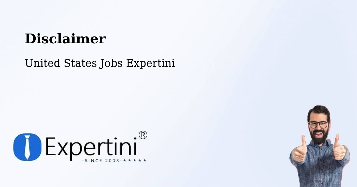 Disclaimer – Winchester - United States Jobs Expertini